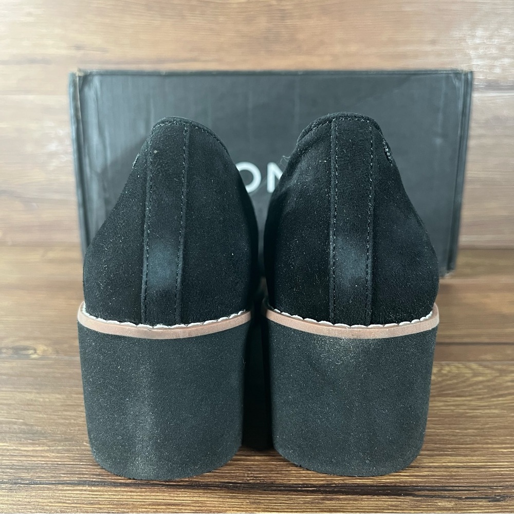 VIONIC ‘Willa’ Black Suede Wedge Loafers Women’s NEW Shoes Slip-On - Picture 4 of 10